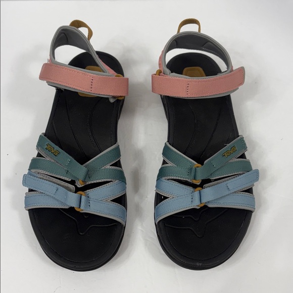 TEVA WOMEN TIRRA LIGHT EARTH MULTI STRAPPY SPORTS SANDALS - Picture 2 of 7